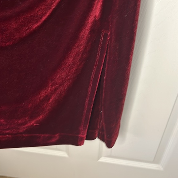 Soft Surroundings Velour V-Neck Dress (XL) - Picture 6 of 12